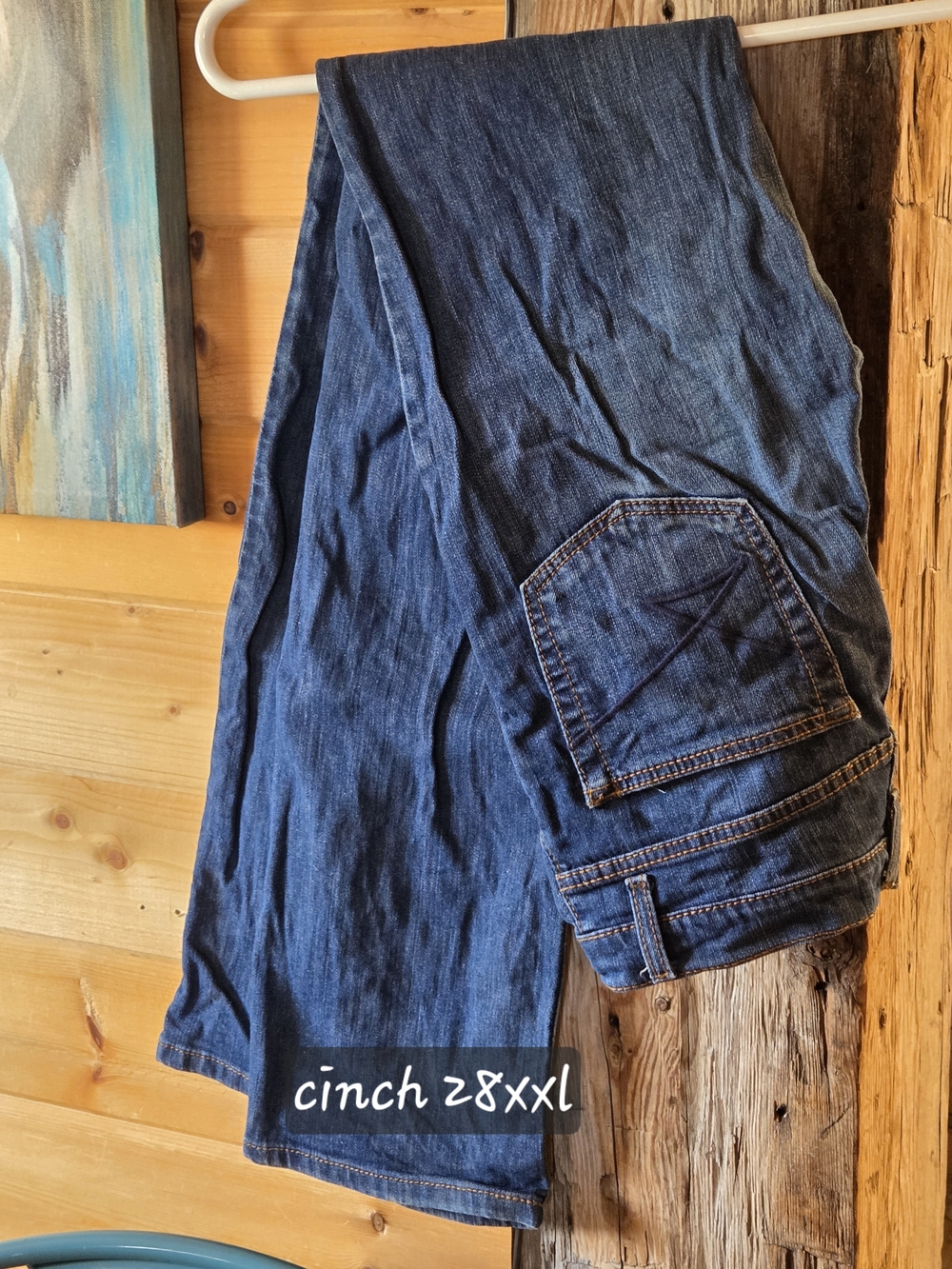 Cinch Dark Blue Denim Jeans